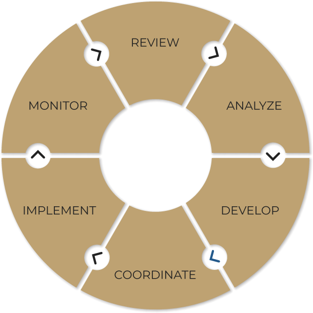 6 Step Process Graphic